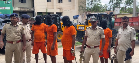 नालंदा पुलिस की कामयाबी, 72 घंटे के अंदर डकैती के मामले में 4 आरोपी गिरफ्तार
