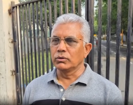 दिलीप घोष का टीएमसी पर तंज, कहा-लोगों को डराकर रखती है टीएमसी