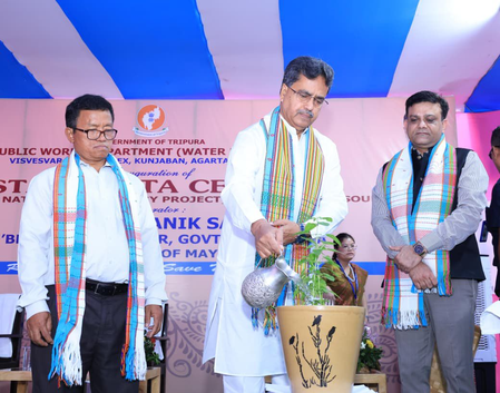 त्रिपुरा में नदी कटाव रोकने के लिए 193 बाढ़ नियंत्रण परियोजनाएं लागू की जाएंगी: मुख्यमंत्री साहा