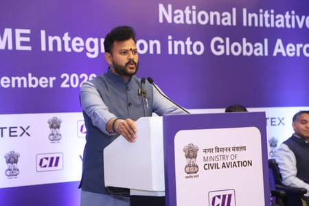 भारत का एयरोस्पेस बाजार 2035 तक 61 अरब डॉलर तक पहुंचेगा, एमएसएमई के लिए खुलेंगे बड़े अवसर: राम मोहन नायडू