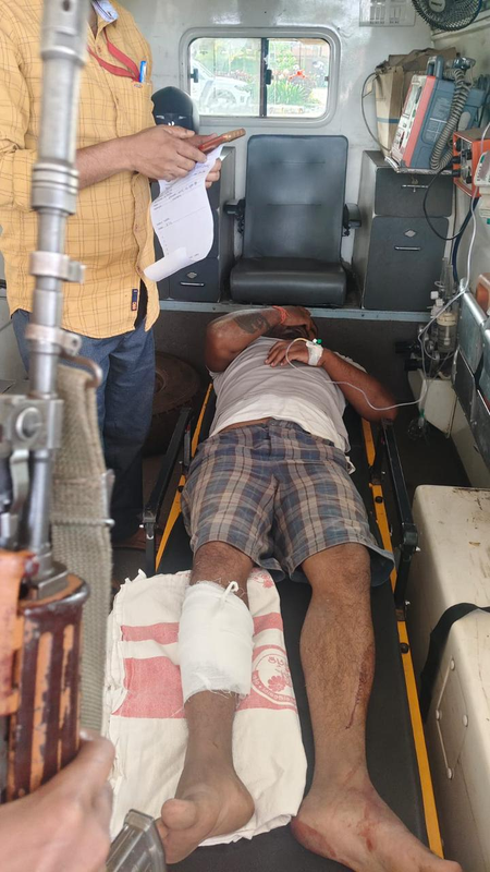 ओडिशा : क्योंझर में पुलिस मुठभेड़ में डकैती के आरोपी के पैर में लगी गोली