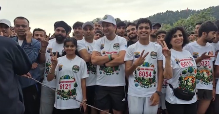 विश्व पर्यावरण दिवस पर शिमला में मिनी मैराथन को राज्यपाल ने दिखाई हरी झंडी