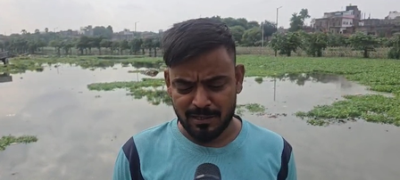 वाराणसी में गंगा की सहायक वरुण नदी उफान पर, निचले इलाकों में घुसा पानी, लोग परेशान