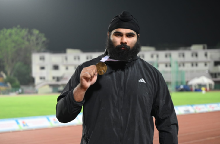 समरदीप सिंह गिल ने शॉट पुट में जीता गोल्ड, कॉमनवेल्थ गेम्स के लिए किया क्वालीफाई