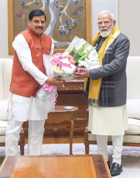 दिल्ली : मध्य प्रदेश के मुख्यमंत्री मोहन यादव ने प्रधानमंत्री मोदी से मुलाकात की