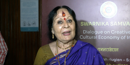 'विरासत के बिना विकास अधूरा, जड़ों के बिना वृक्ष भी नहीं फलता-फूलता है', स्वर्णिका संवाद में बोलीं डॉ. सोनल मानसिंह
