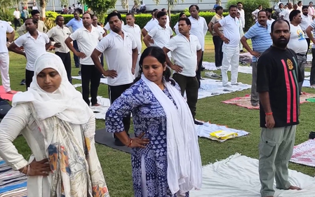 प्रयागराज में योग सप्ताह की शुरुआत, कंपनी बाग में पूरा हफ्ता किया जाएगा योगाभ्यास