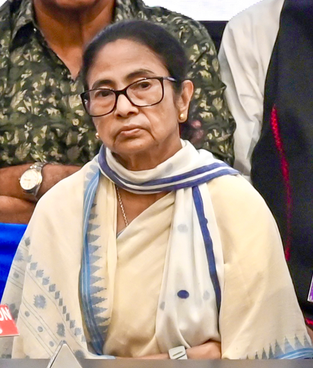 टीएमसी-कांग्रेस विलय की अटकलों के बीच ममता बनर्जी अकेले ही कोलकाता लौटीं