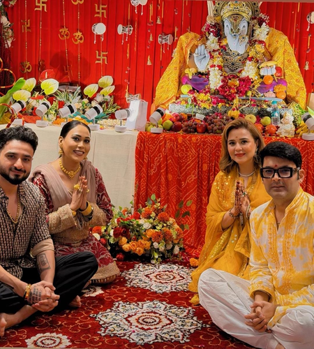 गणपति उत्सव में पहुंचीं अफसाना खान तो धर्म को लेकर हुईं ट्रोल, यूजर्स ने कहा-'फेम के लिए अपना धर्म छोड़ दिया'