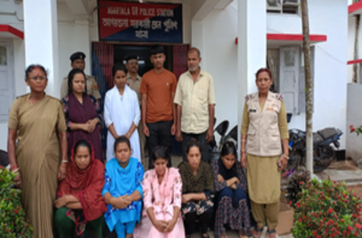 अगरतला रेलवे स्टेशन पर पुणे जा रहे आठ बांग्लादेशी गिरफ्तार