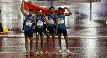 एशियन गेम्स: भारतीय पुरुषों ने 4x400 मीटर रिले में जीता ब्रॉन्ज, कुल 24 मेडल के साथ एथलेटिक्स में अभियान समाप्त