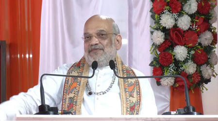 नर्मदा परियोजना की नींव नेहरू ने रखी, लेकिन गेट पीएम मोदी ने खोले : केंद्रीय गृह मंत्री अमित शाह