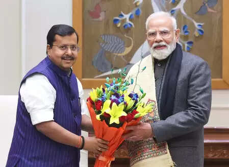 दिल्ली: भाजपा के कार्यकारी अध्यक्ष नितिन नबीन ने प्रधानमंत्री मोदी से की मुलाकात