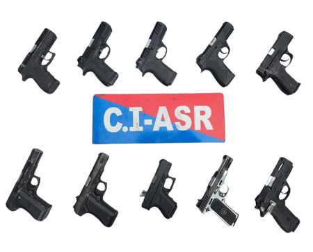 हथियार तस्करी गिरोह का भंडाफोड़, अमृतसर में 10 विदेशी पिस्तौल के साथ दो तस्कर गिरफ्तार