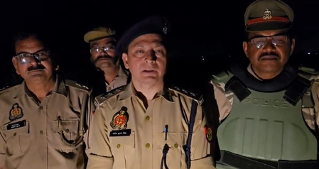 मथुरा : मांट पुलिस और बदमाशों के बीच मुठभेड़, सामूहिक दुष्कर्म के दो आरोपी गिरफ्तार