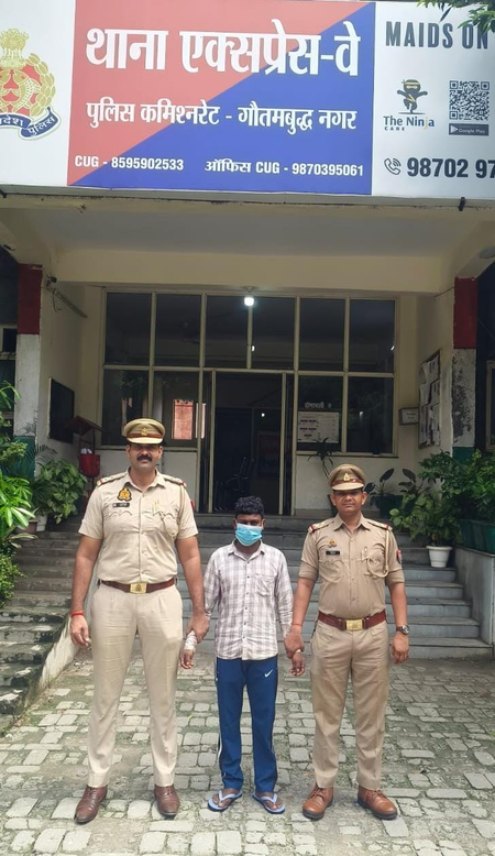 पत्नी की गैर इरादतन हत्या के मामले में आरोपी गिरफ्तार, पुलिस ने सेक्टर-168 से दबोचा