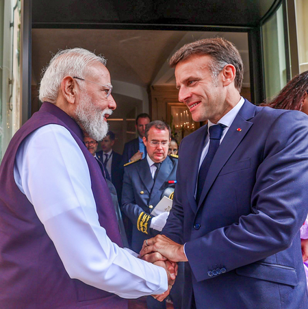 पीएम मोदी ने राष्ट्रपति मैक्रों के साथ बातचीत को बताया शानदार, बोले- भारत-फ्रांस साझेदारी नई ऊंचाइयों को छूती रहेगी