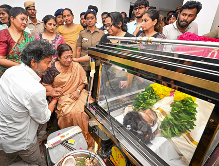 तमिलनाडु के सीएम विजय ने दिवंगत फिल्म निर्माता भाग्यराज के लिए राजकीय सम्मान की घोषणा की