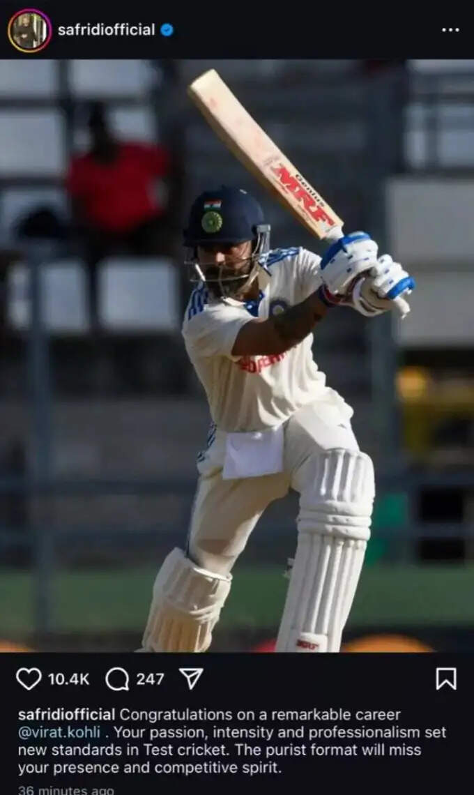 भारत के खिलाफ जहर उगलने वाला पाकिस्तानी भी विराट के रिटायरमेंट पर बरसाने लगा प्यार, फैंस ने पूछा इसे क्या हो गया?