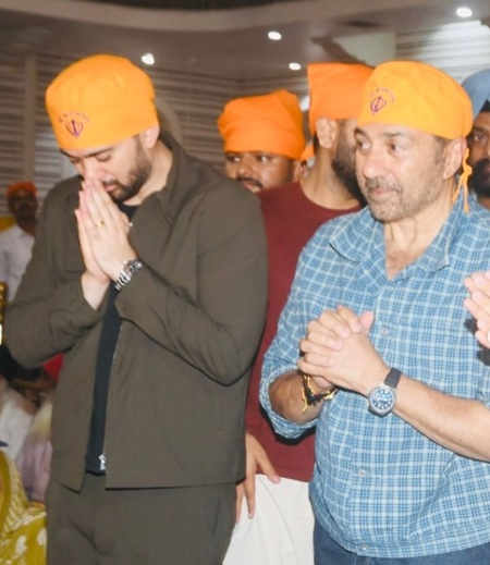 सनी देओल बेटे करण के साथ तख्त श्री हरिमंदिर जी पटना साहिब पहुंचे, बोले- यहां पहुंचकर आनंदमय महसूस हो रहा