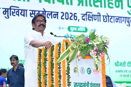 झारखंड: बेहतरीन प्रदर्शन करने वाले पंचायतों को मिला तोहफा, सीएम ने बांटे 9 करोड़