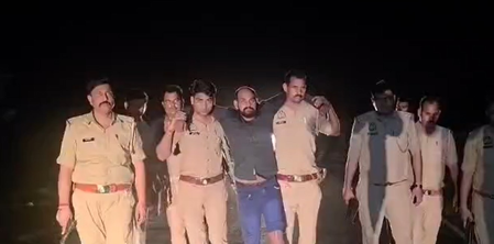 उत्तर प्रदेश: इटावा पुलिस ने मुठभेड़ के बाद एक हिस्ट्रीशीटर को किया गिरफ्तार