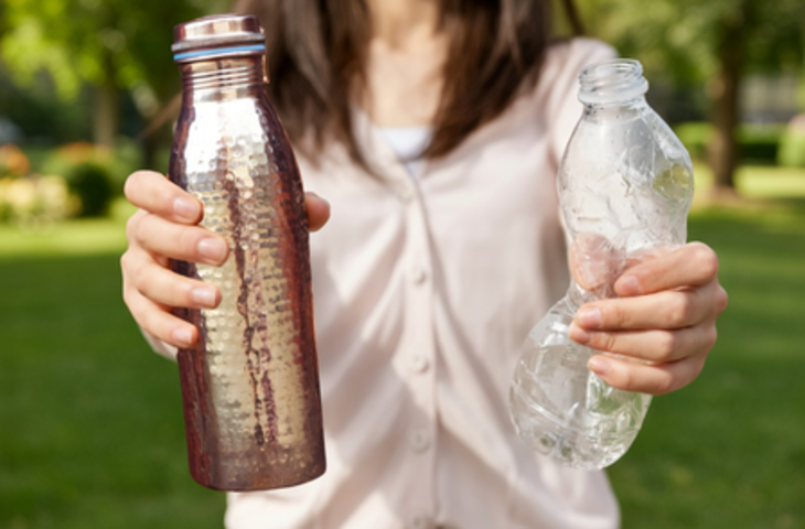 पानी पीने के लिए तांबे और स्टील की बोतलें, सेहत के लिए कौन सी बेहतर?