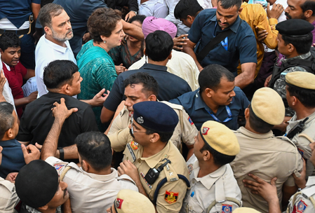 दिल्ली में राहुल-प्रियंका को हिरासत में लेने पर भड़के सीएम शिवकुमार, बोले- हौसला नहीं तोड़ सकते