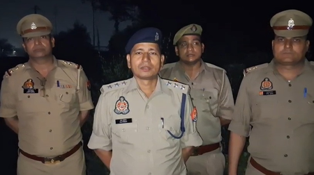 मेरठ: पुलिस मुठभेड़ में 5 हजार का इनामी बदमाश गिरफ्तार, पैर में लगी गोली