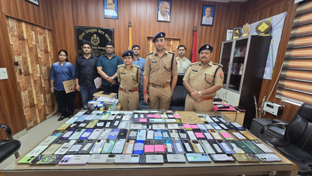 ‘मिशन सहयोग’: सीईआईआर की मदद से 104 गुम मोबाइल बरामद, 21 लाख रुपए के फोन मालिकों को लौटाए