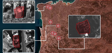 बेरूत और दक्षिणी लेबनान में हिज्बुल्लाह के ठ‍िकाने क‍िए तबाह : आईडीएफ