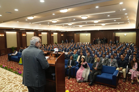 भारत की शक्ति 'राष्ट्रीय एकता' और समाज की सामूहिक सेवा में निहित है: उपराष्ट्रपति