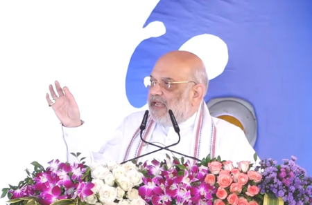 कांग्रेस ने हमेशा नकारात्मक राजनीति की है : केंद्रीय गृह मंत्री अमित शाह