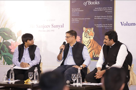 'न्यू दिल्ली रिव्यू ऑफ बुक्स' का पहला अंक लॉन्च; संजीव सान्याल ने वैश्विक विचारों पर भारतीय परिप्रेक्ष्य की मांग की