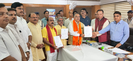 मध्य प्रदेश में राज्यसभा के लिए भाजपा के तीनों उम्मीदवार निर्विरोध निर्वाचित