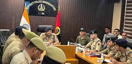 एसएसपी सांबा ने समीक्षा बैठक में दिए सख्त निर्देश, सुरक्षा ग्रिड मजबूत करने पर जोर