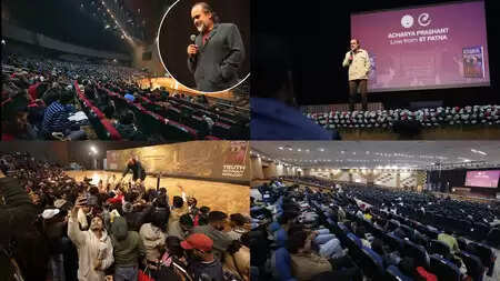 दार्शनिक आचार्य प्रशांत का पटना दौरा: दो सत्र, हजारों श्रोता