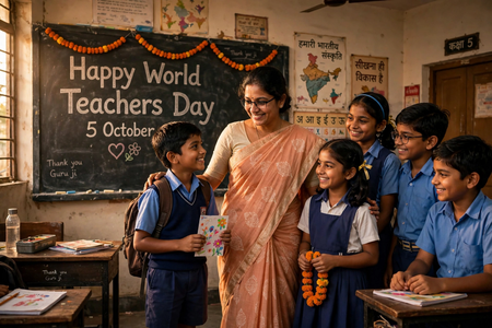 अंतरराष्ट्रीय शिक्षक दिवस : जिनके लिए पढ़ाना सिर्फ पेशा नहीं, भविष्य गढ़ने की जिम्मेदारी