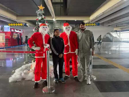 नमो भारत के साथ ‘ग्रीन क्रिसमस’, सांता ने पर्यावरण संरक्षण का दिया संदेश