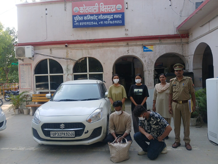 ग्रेटर नोएडा में पार्टी के दौरान विवाद, लूटपाट और धमकी देने वाले 4 आरोपी गिरफ्तार