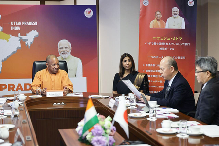 सीएम योगी ने कोनोइके ट्रांसपोर्ट के साथ की अहम बैठक, यूपी में निवेश के लिए किया आमंत्रित