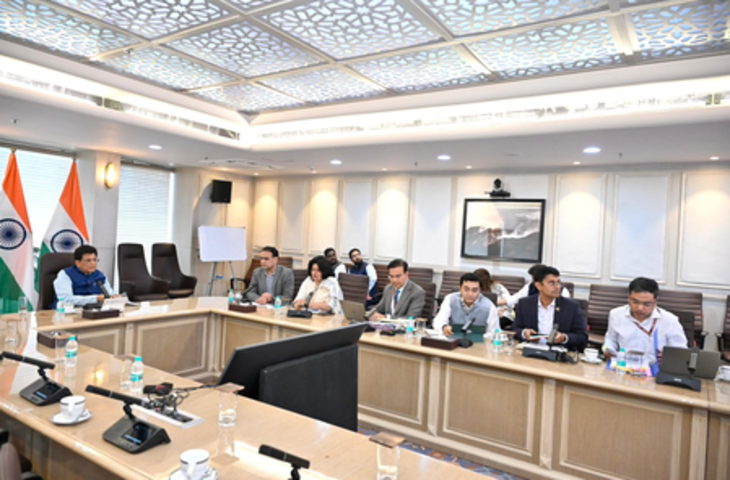 पीयूष गोयल ने मुक्त व्यापार समझौतों पर हुई प्रगति की समीक्षा के लिए अधिकारियों और मुख्य वार्ताकारों के साथ की बैठक