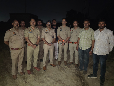 मथुरा: जैत पुलिस के साथ मुठभेड़ में ट्रांसफार्मर चोर गैंग के दो बदमाश घायल, बिना नंबर वाली स्कॉर्पियो और हथियार बरामद