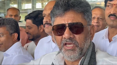 कर्नाटक: मुख्यमंत्री के बेटे के बयान पर राजनीति तेज, डीके शिवकुमार का पलटवार