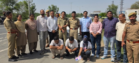 मथुरा: एएनटीएफ और रिफाइनरी पुलिस ने 3 ड्रग तस्करों को किया गिरफ्तार