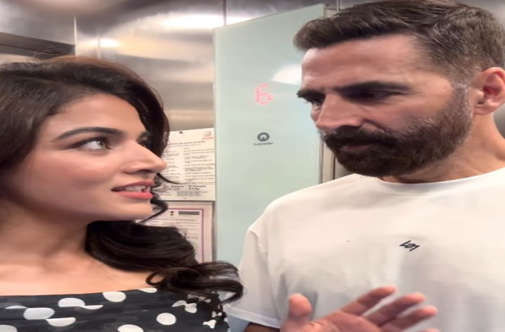 अक्षय कुमार के छूटे पसीने! वामिका गब्बी के 'बेतुके' जोक्स ने खिलाड़ी कुमार को किया परेशान