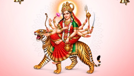 देवी दुर्गा के तृतीय स्वरूप मां चंद्रघंटा को केंद्रीय मंत्री गडकरी और सीएम योगी समेत कई नेताओं ने किया नमन