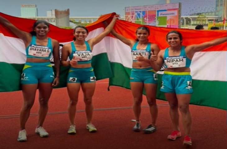 एशियन अंडर-20 एथलेटिक्स चैंपियनशिप: 4x100 मीटर महिला रिले टीम ने जीता सिल्वर, गुजरात के सीएम भूपेंद्र पटेल ने सराहा