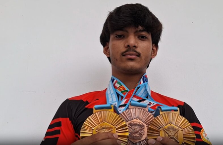 वर्ल्ड अर्निस चैंपियनशिप में नाहिद अली ने जीते दो गोल्ड और एक ब्रॉन्ज मेडल, माता-पिता और कोच को दिया सफलता का श्रेय