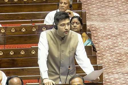 राज्यसभा में राघव चड्ढा ने उठाया डॉक्टरों-डायग्नोस्टिक सेंटरों के 'कट मनी' का मुद्दा, कहा- मरीजों पर पड़ता है बोझ